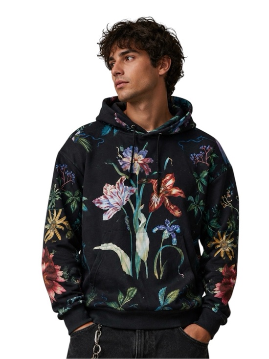 Ripndip Other - Ripndip Black Botanical Garden Floral Hoodie Men’s Small Skater Streetwear